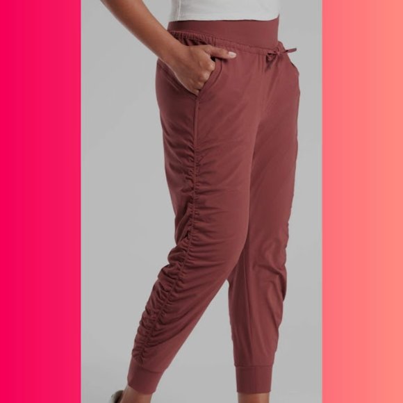 Athleta Pants - NWT - ATHLETA lined "Attitude" Pants,  Size 16 - Maple Red Color